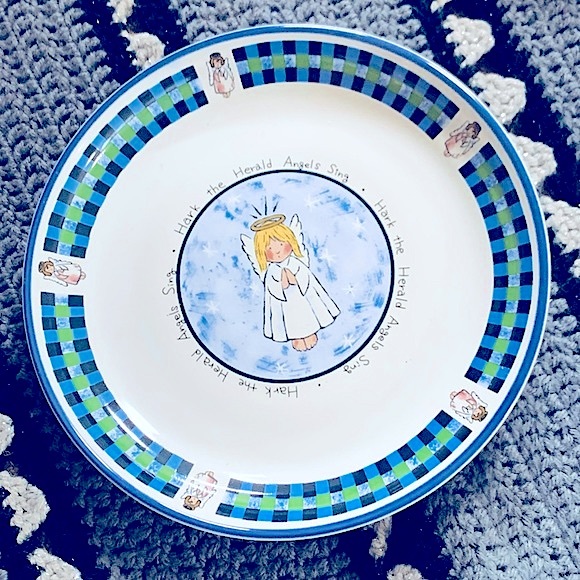 🎄Holiday’s International China 1998 Christmas Angel Stoneware 11" (Set of 6)🎄 - Picture 4 of 16